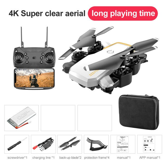 White Foldable Drone