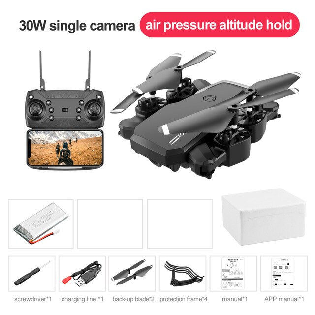 White Foldable Drone